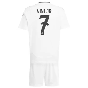 Prima Maglia Vini Jr. Real Madrid 2024/2025 Bambino